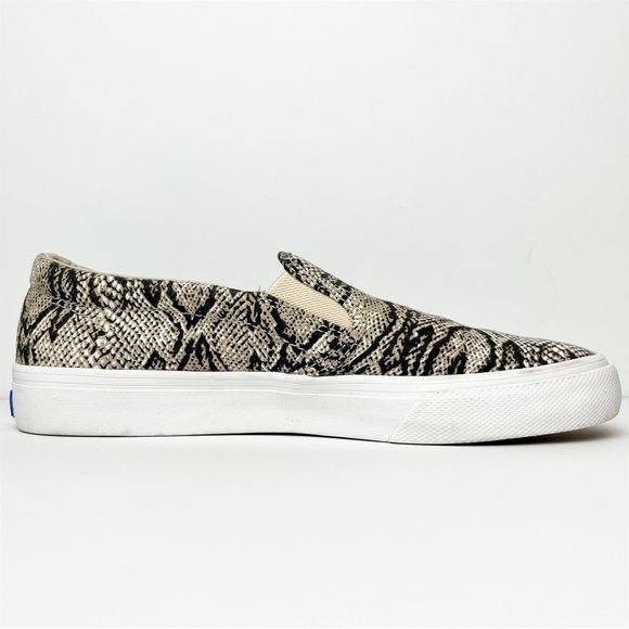 Keds Snake Print Slip-On Sneakers 8 neutral natural reptile Dream Foam shoes - Picture 7 of 11